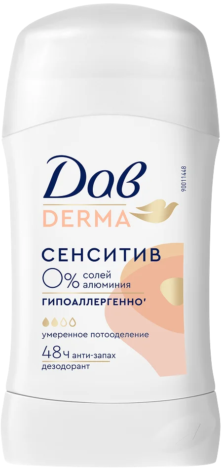 Дезодорант-карандаш<br>Дав Derma Сенситив