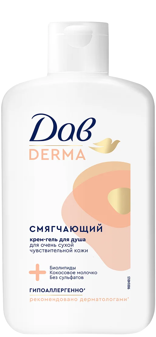 Крем-гель для душа<br>Дав Derma Смягчающий